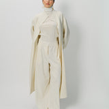 Dusan Wool Patch Pocket Diagonale Long Coat