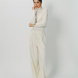 Dusan Cashmere LS Basic Turtleneck Fitted Ribbed Sweater