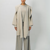 Dusan Cashmere Double Face Long Hooded Coat