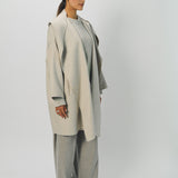 Dusan Cashmere Double Face Long Hooded Coat