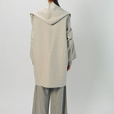 Dusan Cashmere Double Face Long Hooded Coat