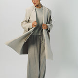 Dusan Cashmere Double Face Long Hooded Coat