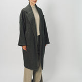 Dusan Cashmere Oversized Herringbone Jersey Coat