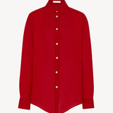 The Row Elia Shirt in Silk