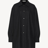 The Row Komako Shirt in Wool and Cashmere