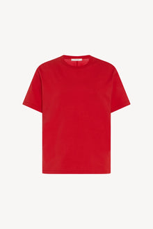 Florie Top in Cotton - Tomato Red