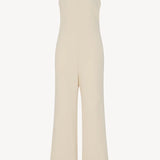 The Row Levante Jumpsuit in Wool - Ivory
