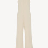 The Row Levante Jumpsuit in Wool - Ivory