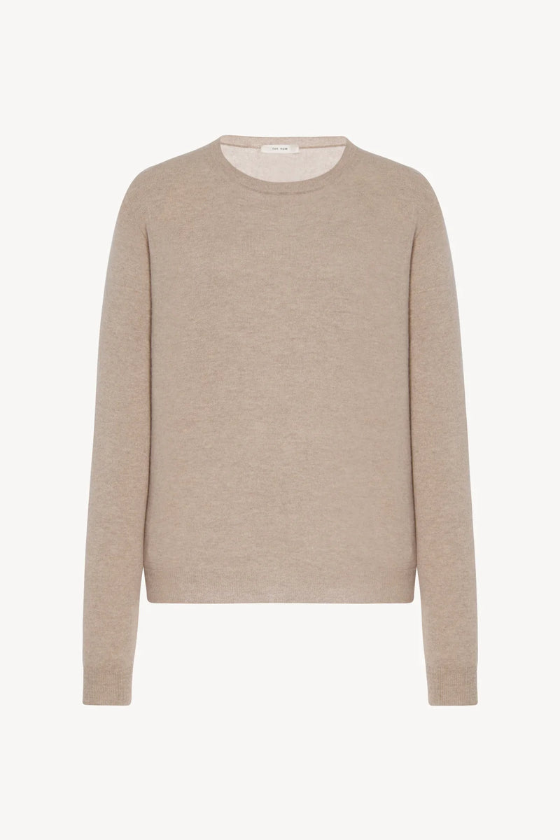 Jazor Sweater in Cashmere - Beige Melange