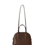 The Row Medium Ingrid Top Handle Bag in Saddle Leather