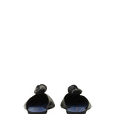 Lanvin Flat Mule Bow in Leather