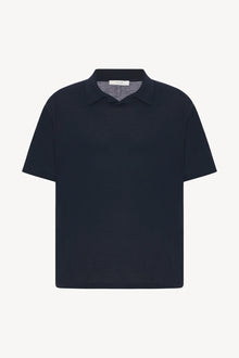 Mauro Top in Wool - Dark Navy