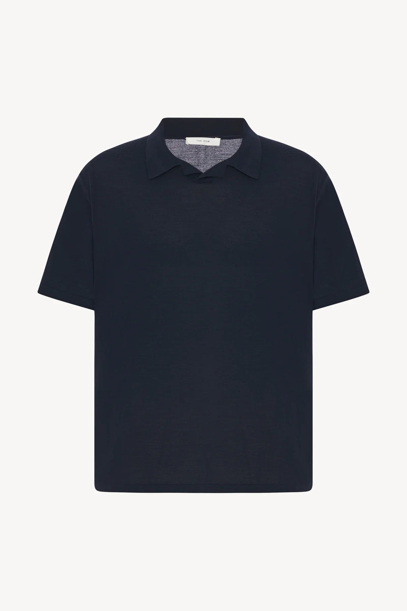 Mauro Top in Wool - Dark Navy