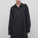 The Row Komako Shirt in Wool and Cashmere