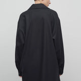 The Row Komako Shirt in Wool and Cashmere