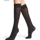 Falke Pure Matt 50 Den Knee High in Black