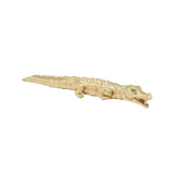 18K Yellow Gold Alligator Wrap Ring with Tsavorite Eyes