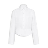 ALAIA Cotton Poplin Basque Shirt