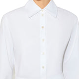 ALAIA Cotton Poplin Basque Shirt