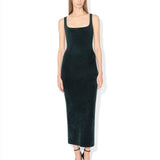 ALAIA Tailored Fitted Velvet Dress