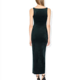 ALAIA Tailored Fitted Velvet Dress