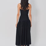 Azzedine Alaia Godet Dress L Noir / 36