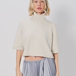 Azzedine Alaia SS Crop Jumpsuit Blanc Naturel / 38