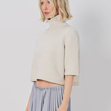 Azzedine Alaia SS Crop Jumpsuit Blanc Naturel / 38