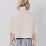 Azzedine Alaia SS Crop Jumpsuit Blanc Naturel / 38