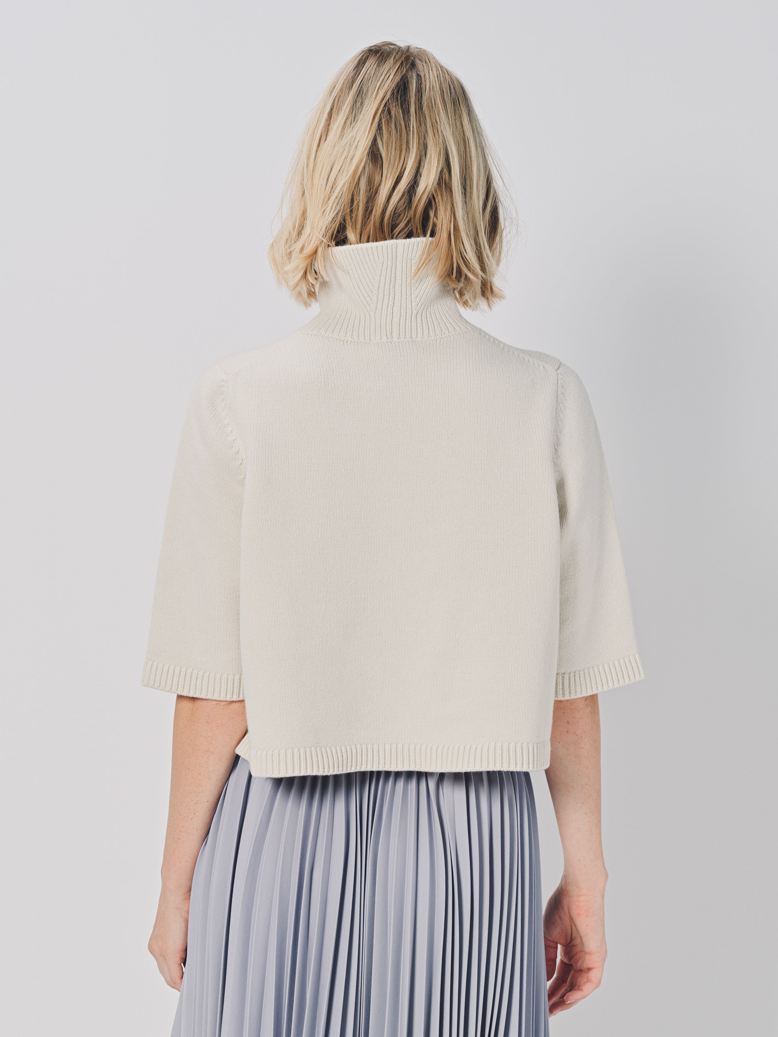 Azzedine Alaia SS Crop Jumpsuit Blanc Naturel / 38