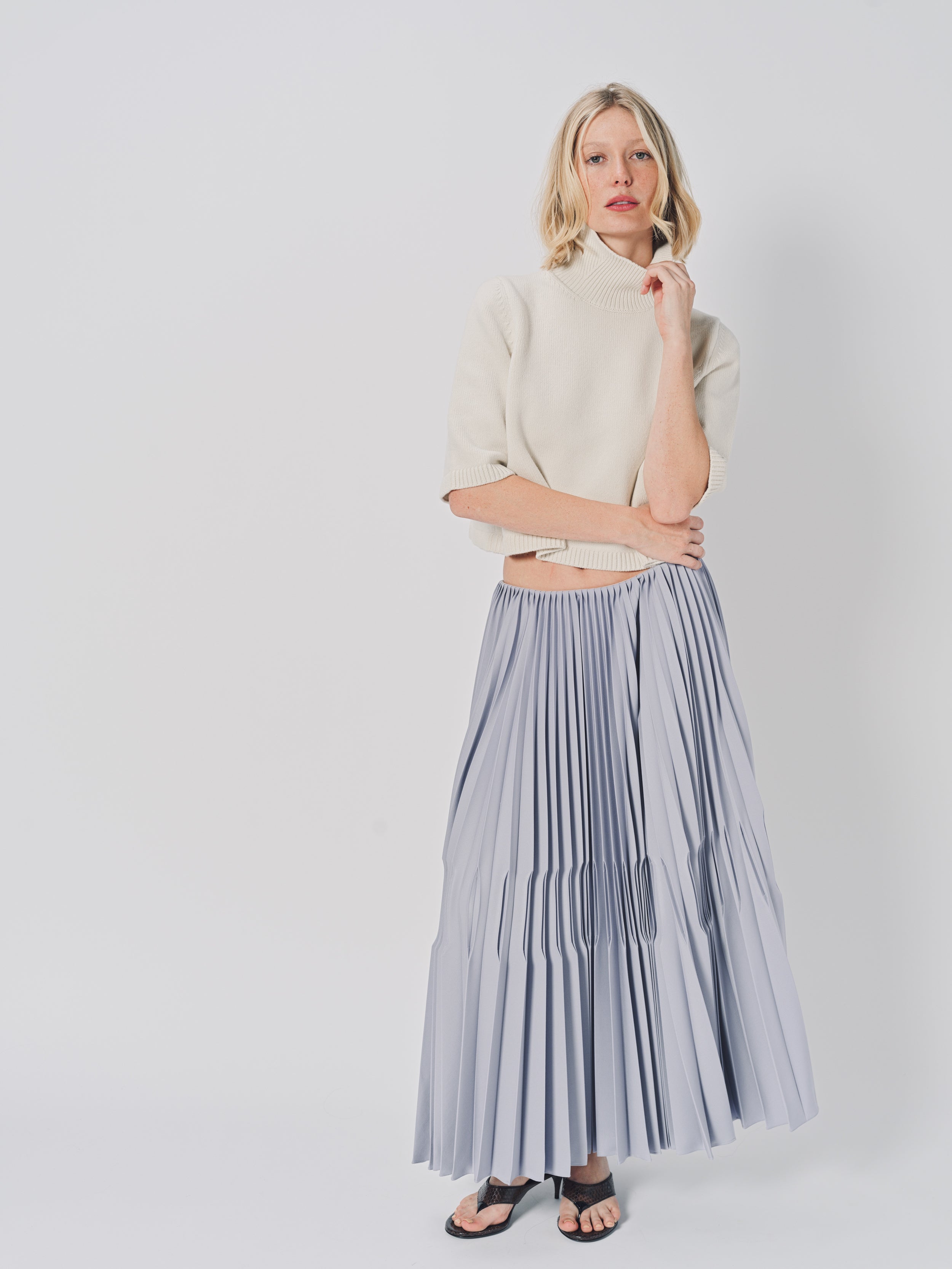 Azzedine Alaia SS Crop Jumpsuit Blanc Naturel / 38
