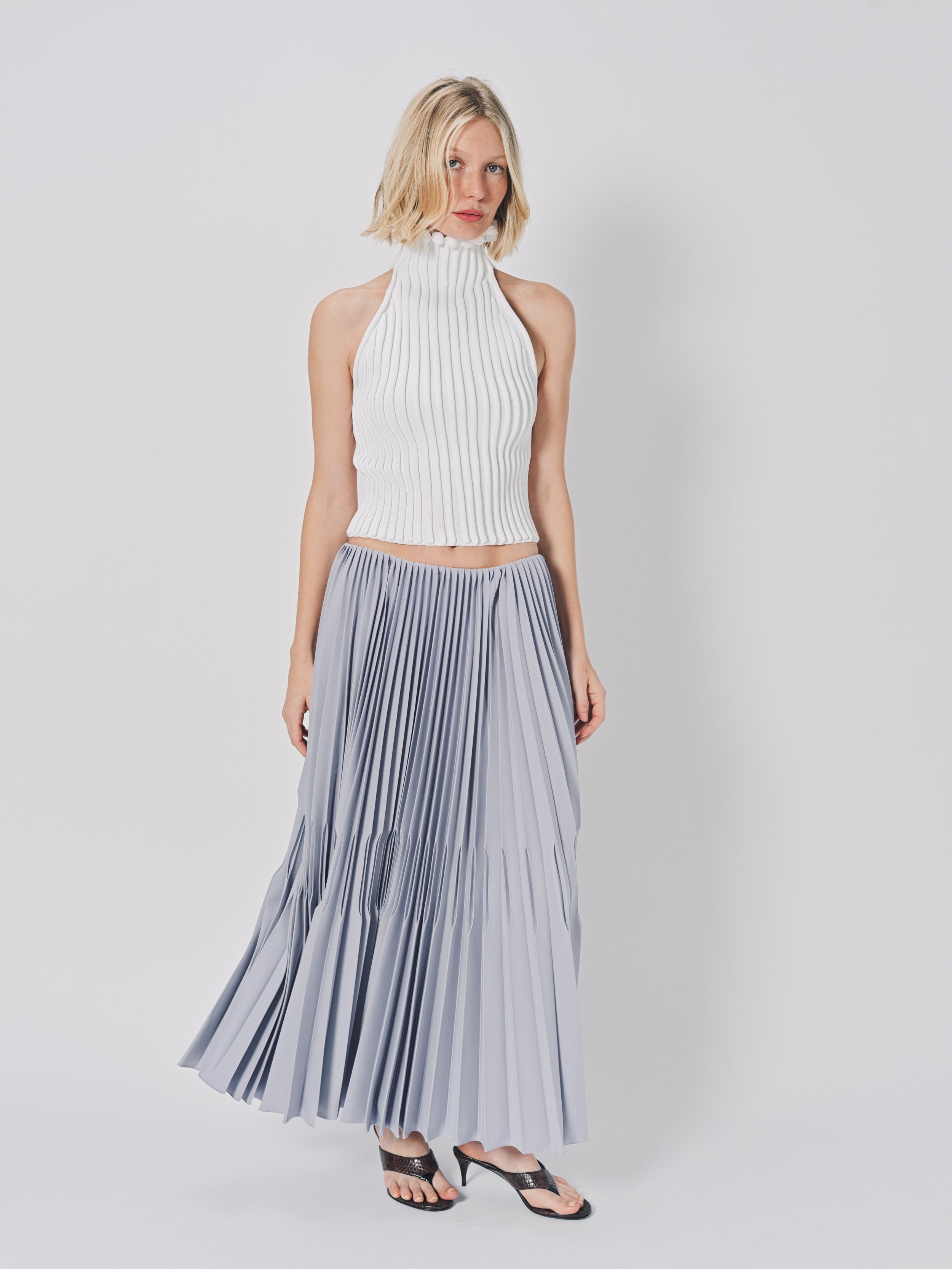 Azzedine Alaia Halter Top Blanc / 38