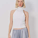 Azzedine Alaia Halter Top Blanc / 38