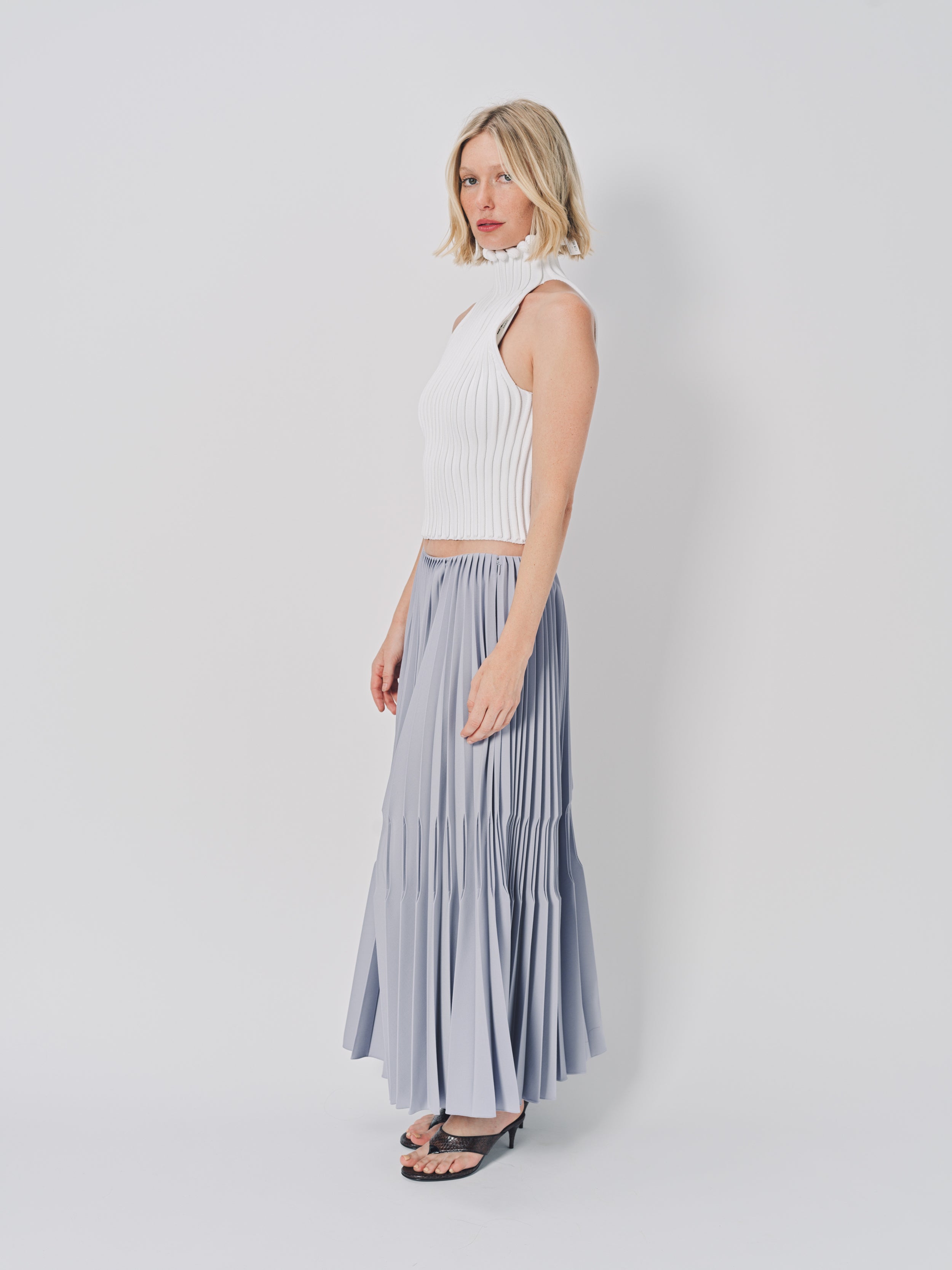 Azzedine Alaia Halter Top Blanc / 38
