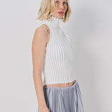 Azzedine Alaia Halter Top Blanc / 38