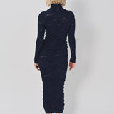 Azzedine Alaia Bodycon Dress Marine / 38