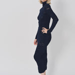 Azzedine Alaia Bodycon Dress Marine / 38