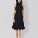 Azzedine Alaia Fit Flare Dress Noir / 36