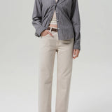Citizens of Humanity Lindz Easy Straight in Twill - Almondette