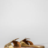 Alexa Wagner Gold Leandra Flat