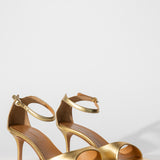 Alexa Wagner Metallic Gold Nicole Heel