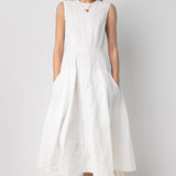 Sofie D'Hoore Milk Dart Sleeveless Dress