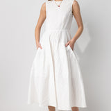 Sofie D'Hoore Milk Dart Sleeveless Dress