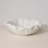 Jyoti  Large Flower Marble Bowl