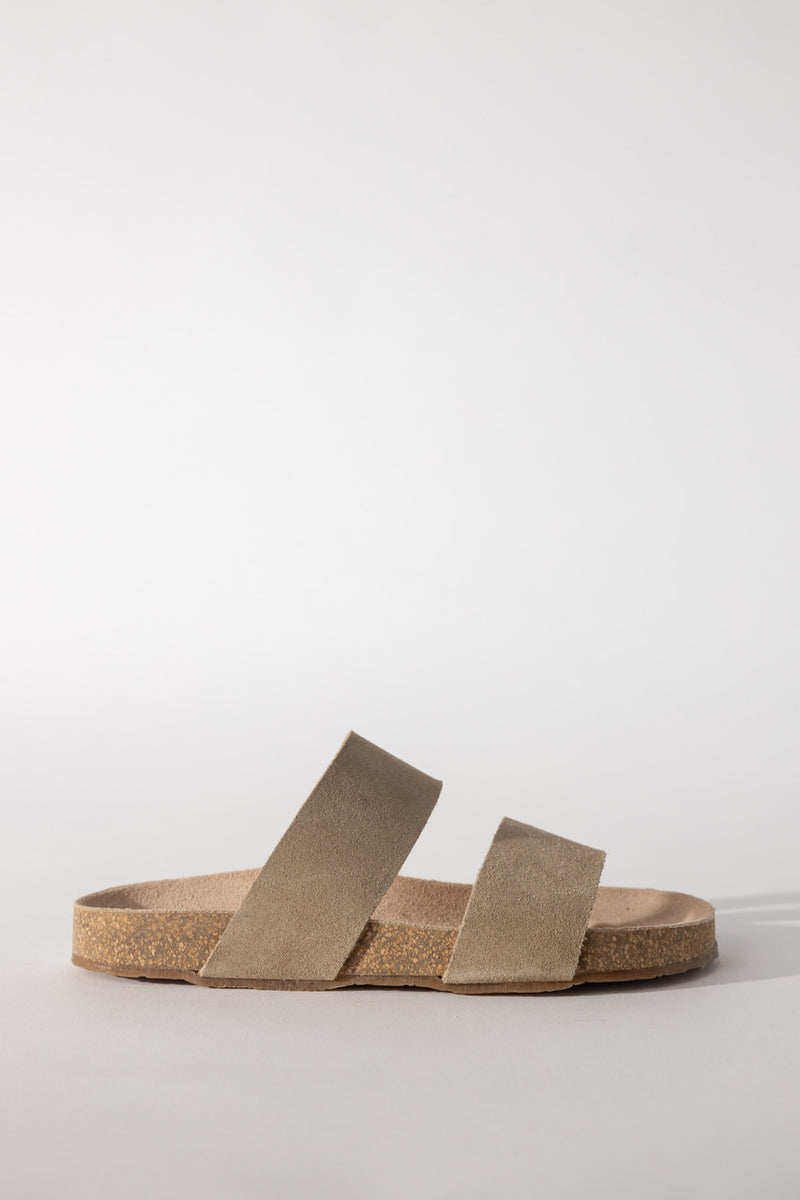 2 Strap Sandal in Fango