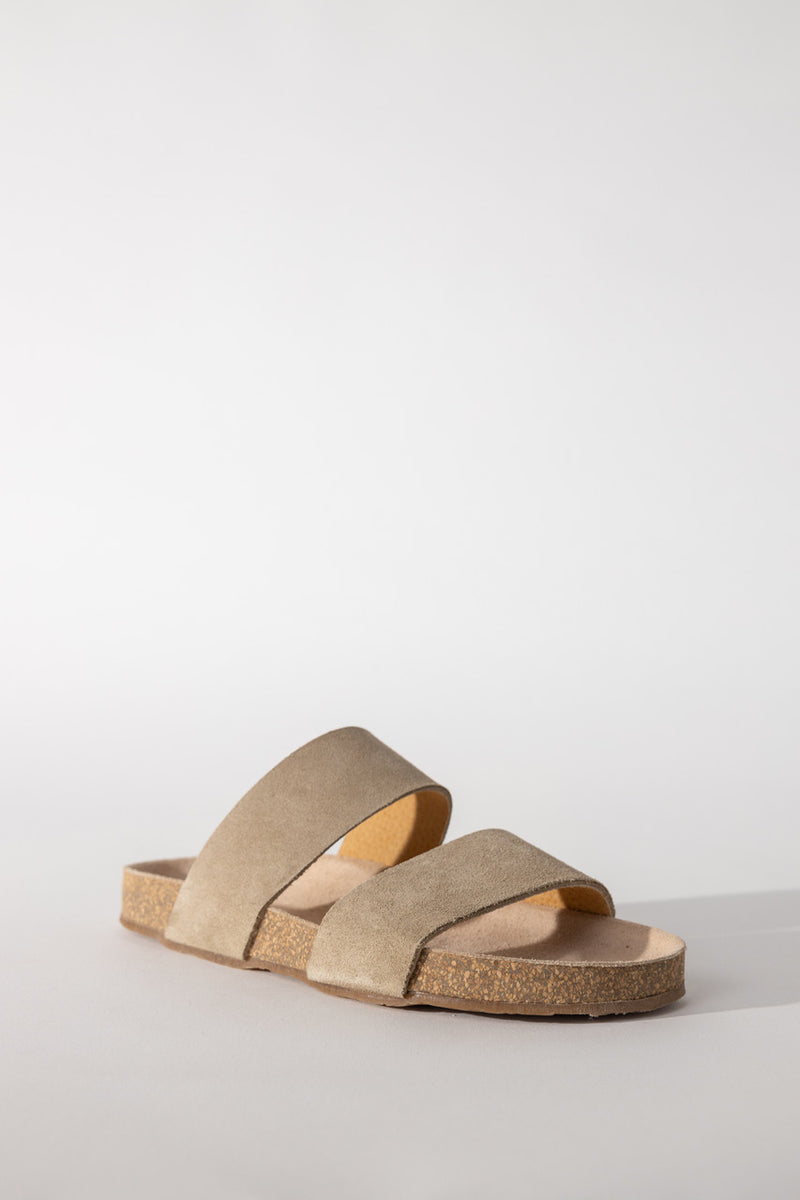 2 Strap Sandal in Fango