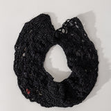 Crochet Collar in Licorice