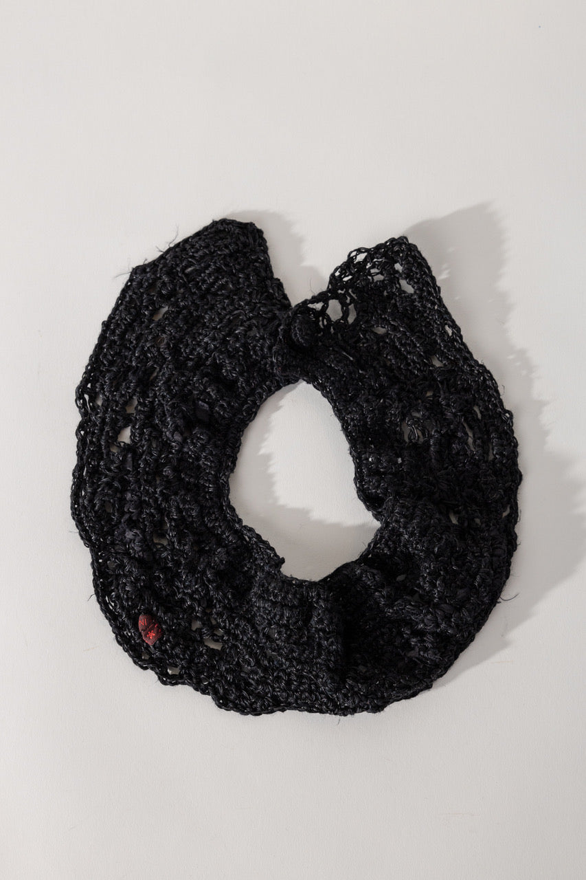 Crochet Collar in Licorice