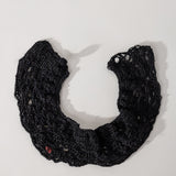 Crochet Collar in Licorice