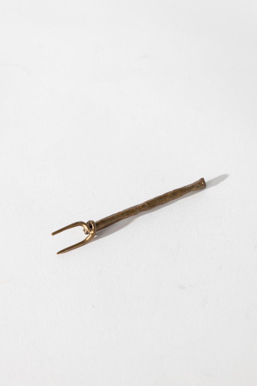 Bronze 2-Prong Cocktail Fork